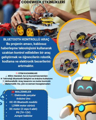 Bluetooth Kontrollü Araç